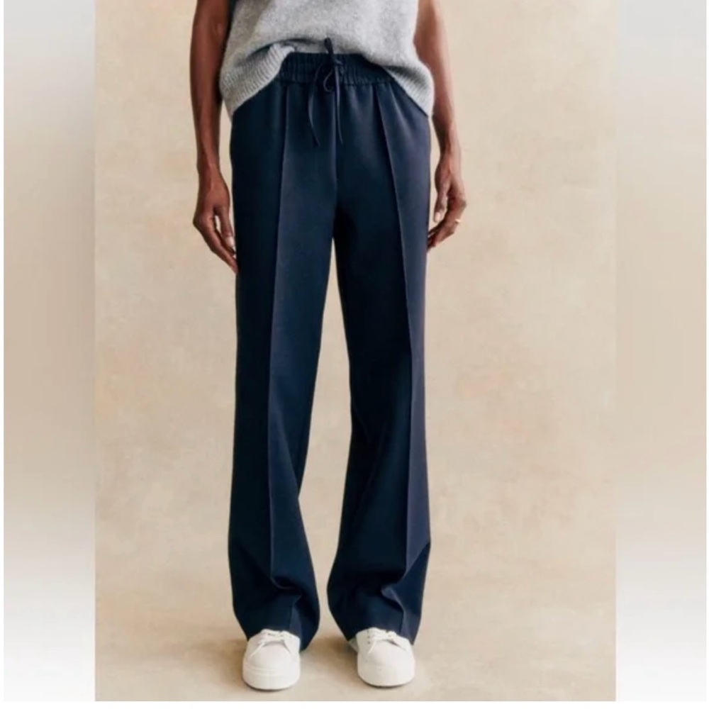 Sezane Bruce Trousers in Navy